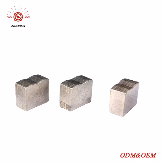 Single Blade Good Quality Diamond Segment Cutting Granite Sandstone Marble